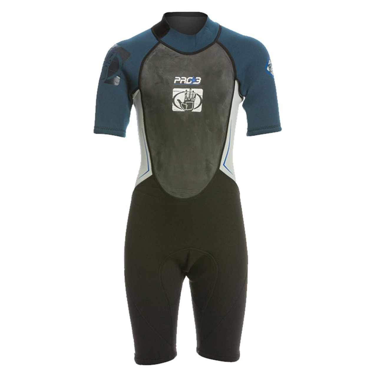Body Glove Junior Pro 3 Springsuit Wetsuit 2/1mm Blue/Gray Body Glove Junior Pro 3 Springsuit Wetsuit 2/1mm Blue/Gray
