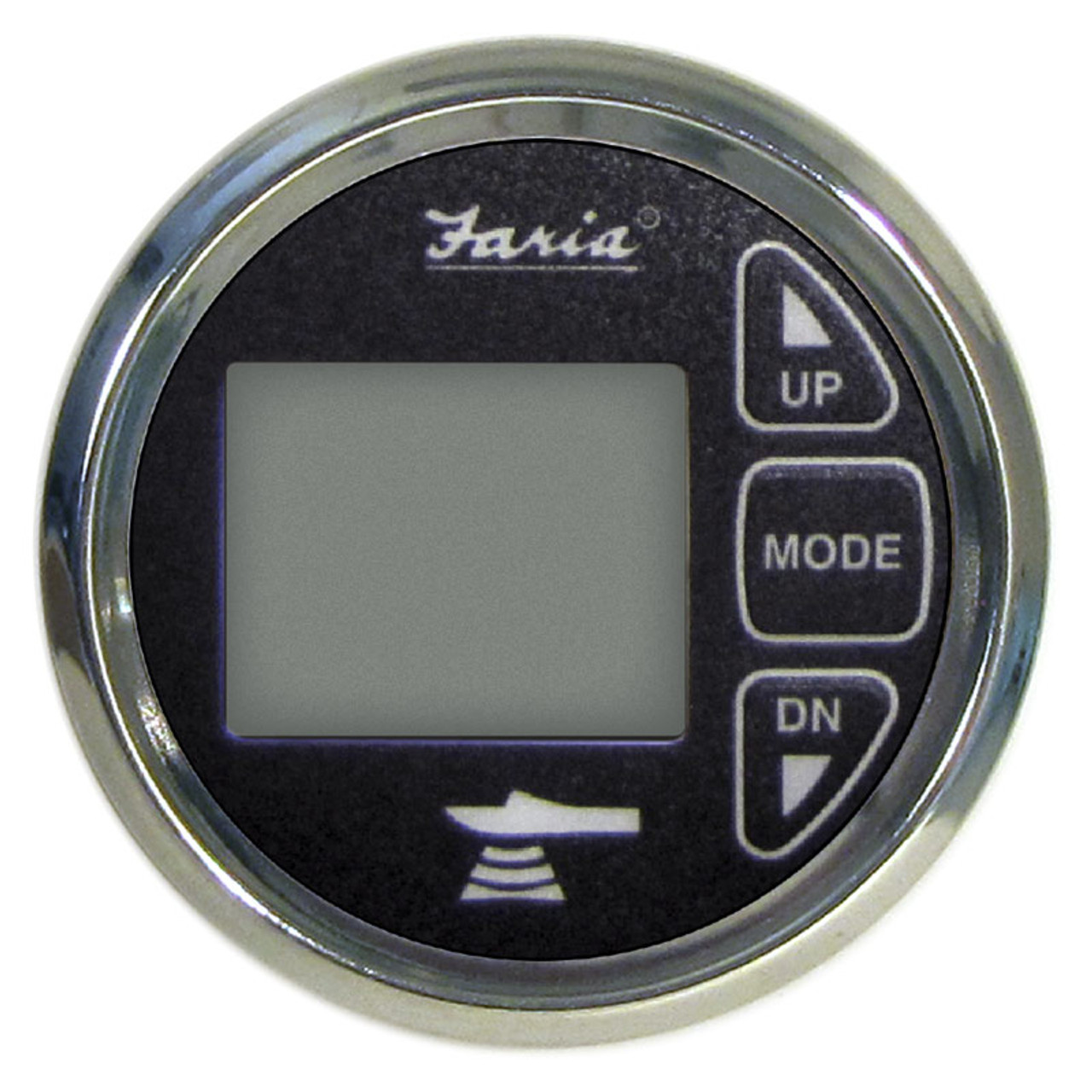 Faria Depth Sounder with Air and Water Temperature (Transom Mounted