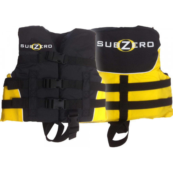 Sub Zero Child Nylon Life Jacket  30 to 50 lbs. Yellow