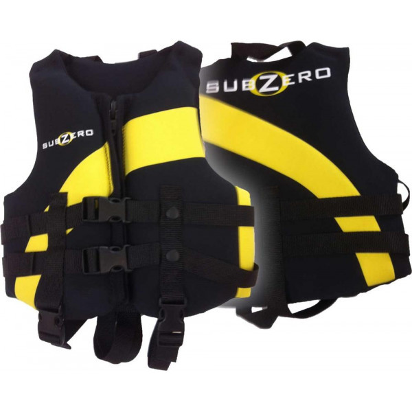 Sub Zero Child Neoprene Life Jacket 30 to 50 lbs. Yellow