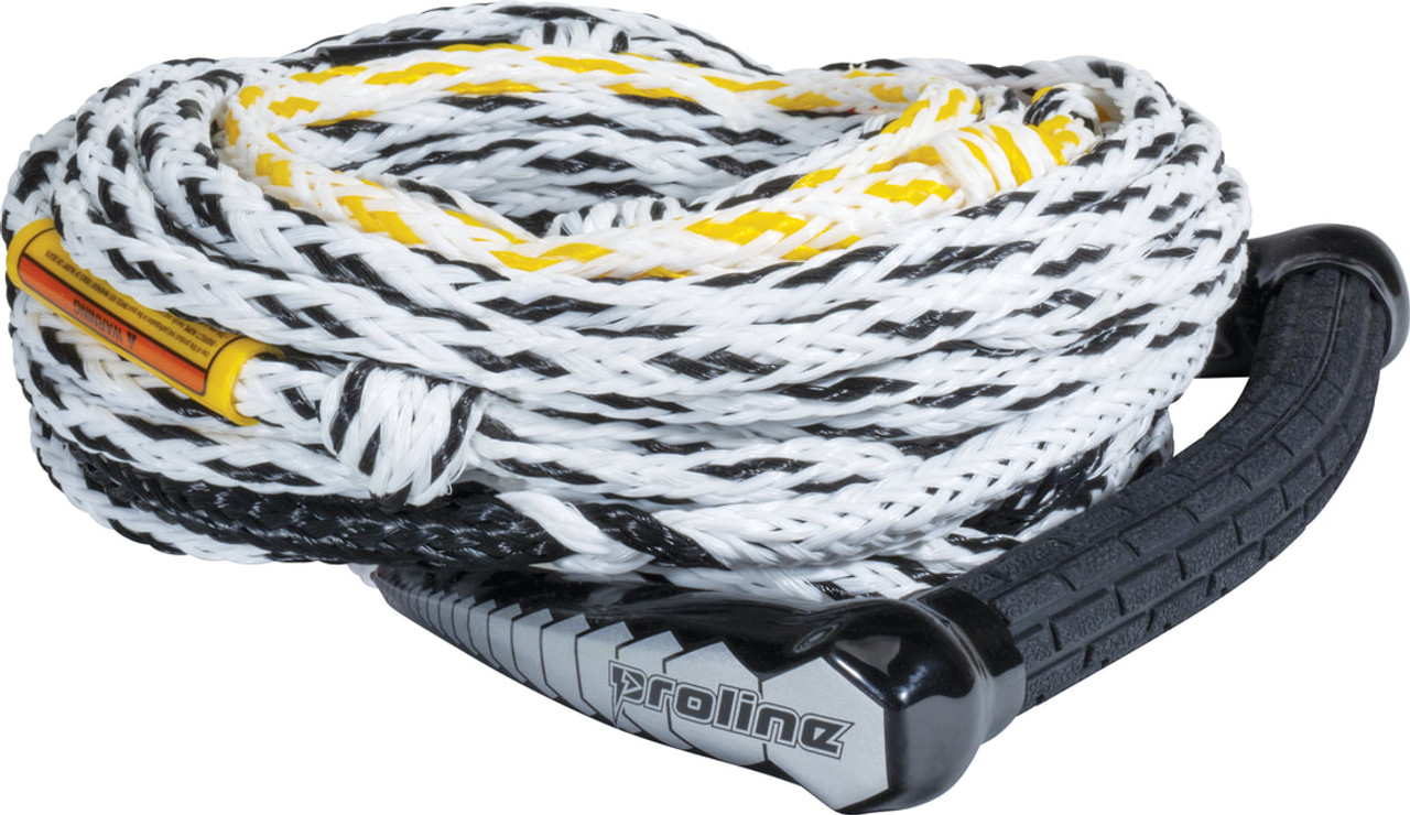 Proline Tractor Radius Ski Rope, 75' Ski Rope, 5-Section Ski Rope, Air Mainline Ski Rope, 13” Radius Handle, Tractor Grip Ski Rope, Durable Poly-P Rope, Floating Handle Ski Rope, Water Ski Rope Package, Hexagon Plug Ski Handle, Curved Endcap Ski Handle, Water Ski Accessories, High-Performance Ski Rope, Watersport Equipment