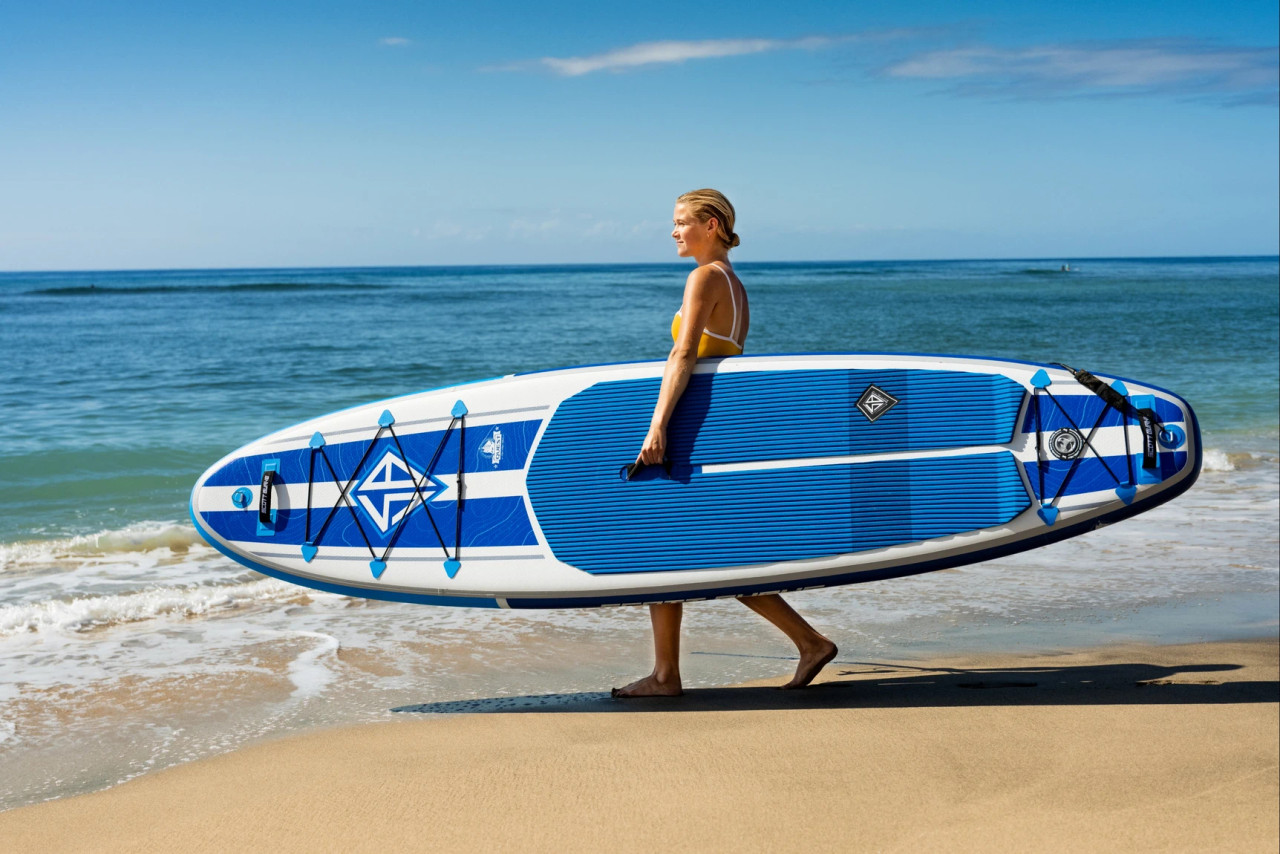 SCOTT BURKE QUEST 11' INFLATABLE PADDLE BOARD KIT