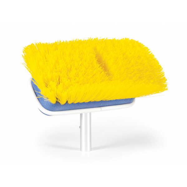 RV brush head, Camco brush attachment, boat cleaning brush, medium bristle brush, Camco 41902 brush, RV scrub brush, vehicle cleaning brush, rubber bumper brush, multi-purpose cleaning brush, Boater’s Outlet