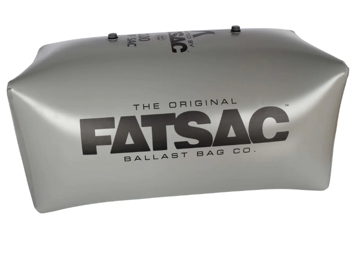 FatSac 1100 lb ballast bag, wakesurf sac for V-drive boats, Jumbo V-Drive ballast bag, wakeboard boat ballast bag, FatSac Jumbo wakesurf sac, ballast sac with extra valve.