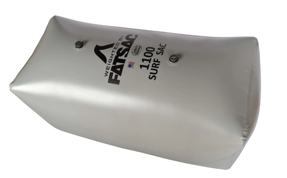 FatSac 1100 lb ballast bag, wakesurf sac for V-drive boats, Jumbo V-Drive ballast bag, wakeboard boat ballast bag, FatSac Jumbo wakesurf sac, ballast sac with extra valve.