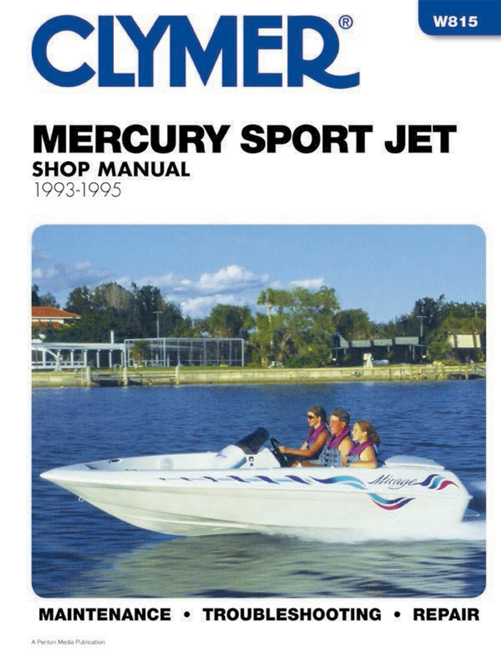 Clymer 1993-1995 Mercury Sport Jet 90-120HP Repair Manual - Boater's Outlet