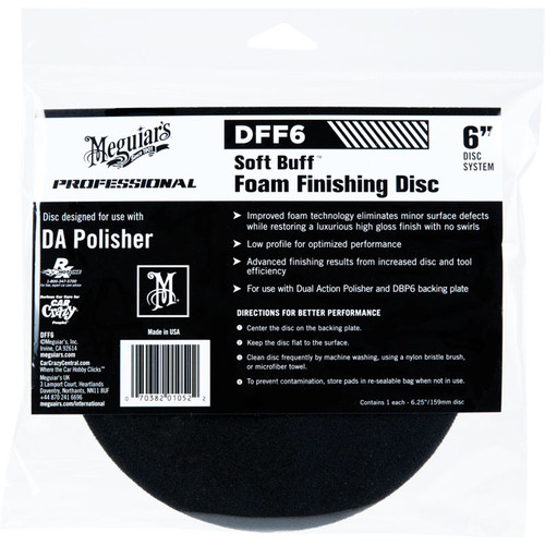 Meguiar's Soft Buff DA Foam Finishing Disc