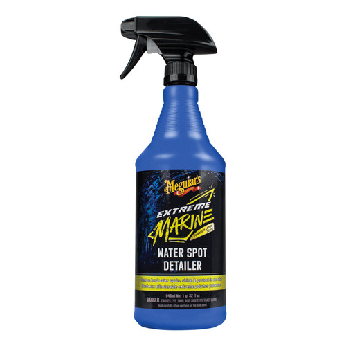 Meguiar's Extreme Marine Water Spot Detailer 32 oz bottle for boats