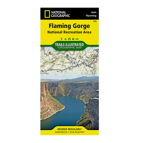 National Geographic Flaming Gorge Map
