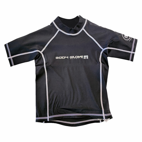 Body Glove Basic Toddler Short Sleeve Rashguard Black