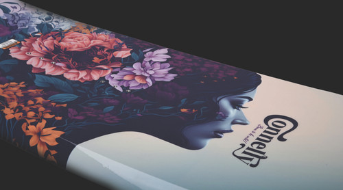 Top view of Connelly Wild Child wakeboard graphic