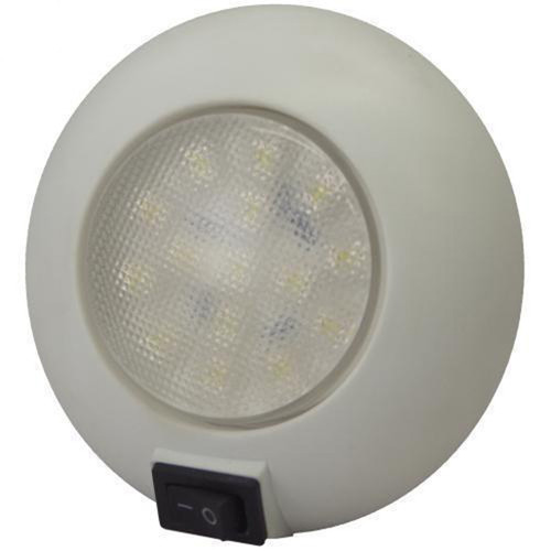 marine LED dome light, RV interior light, surface mount LED, waterproof LED light, TH Marine LED, energy-efficient lighting, 12V LED dome light, long-lasting LED light