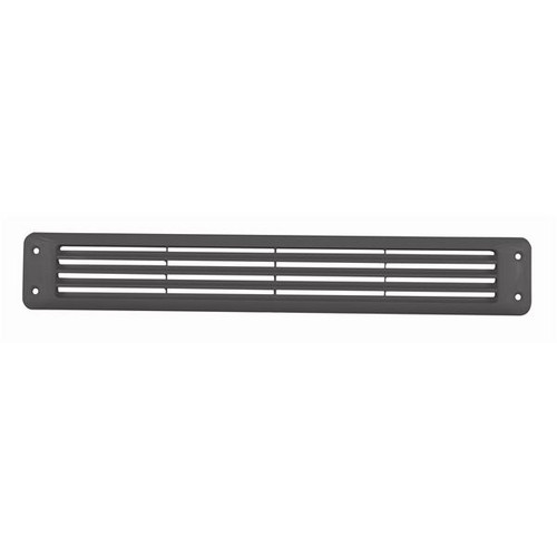 Attwood Flush Louvered Vent Black ABS