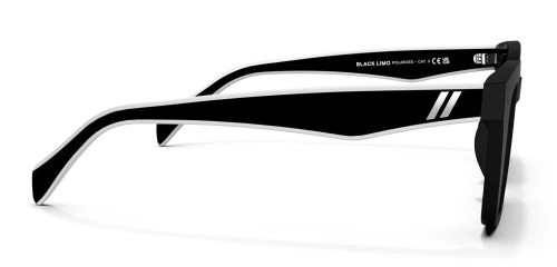 Blenders Mave Black Limo Cat Eye Sunglasses with gloss black frame and smoke lenses