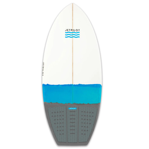Jetpilot Flying Dutchman 4'8 wake surf board side profile with square tail design Jetpilot Flying Dutchman 4'8 wake surf board side profile with square tail design