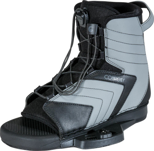 Connelly Optima Binding thick EVA footbed and 6-plate base detail Connelly Optima Binding thick EVA footbed and 6-plate base detail