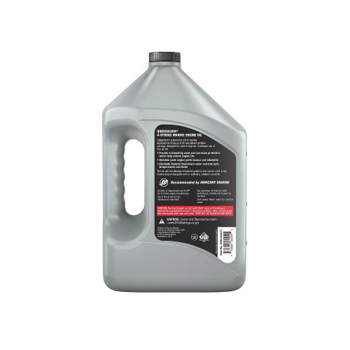 Quicksilver 10W-40 4-Stroke Marine Engine Oil Gallon back