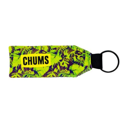 Chums Floating Neo Keychain - LTD Neon Leaves