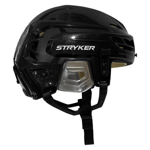 TronX Stryker helmet side profile showing adjustment clips