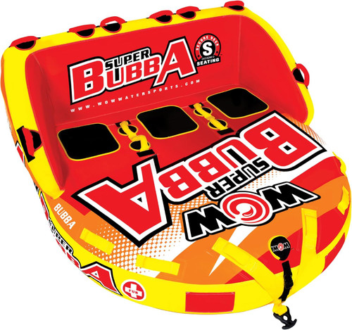 WOW Super Bubba 3 person towable tube front view
