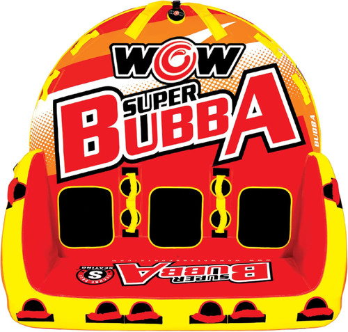 WOW Super Bubba 3 person towable tube top view