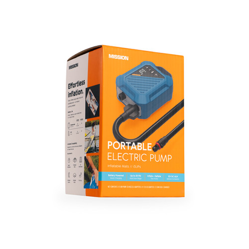 MISSION Portable Electric Pump Packaging