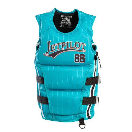 Jetpilot Baller CGA Life Vest Florida Turquoise front view