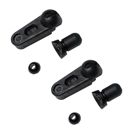 Nylon Windshield Brace Foot Replacement (2 PACK) Fits 1/2" ID Tubing