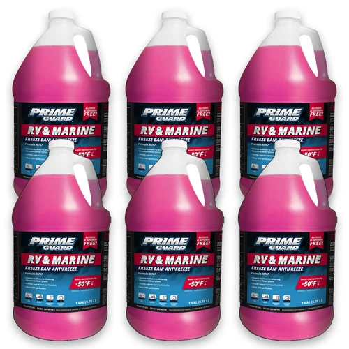 Prime Guard® -50ºF Marine & RV Premium Antifreeze, Ethanol & Glycerin Free - 6 Gallon Case