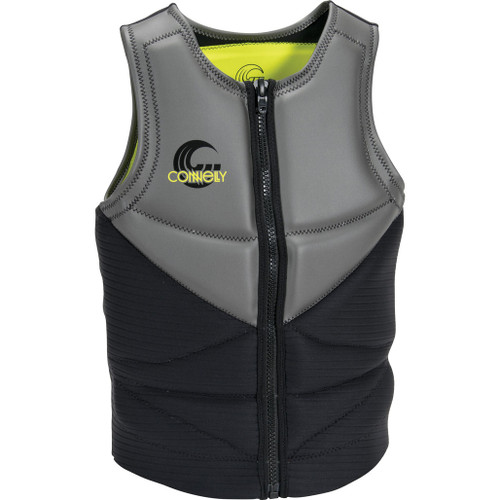 Connelly Team Men's NCGA Neoprene Vest, Gray/Green/Black Front