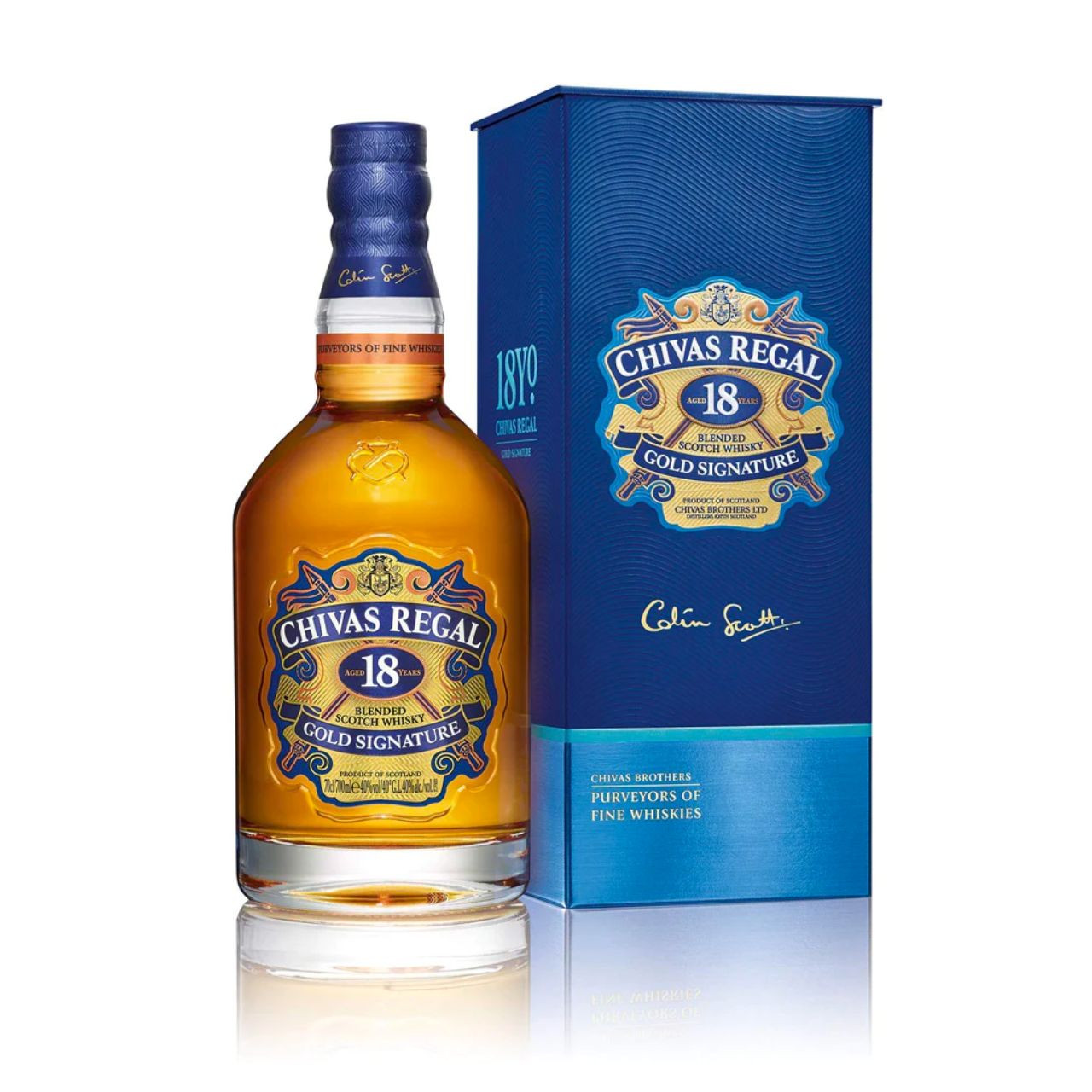 Chivas Regal 18 Year Old Gold Signature Whisky 700ml - The Wine