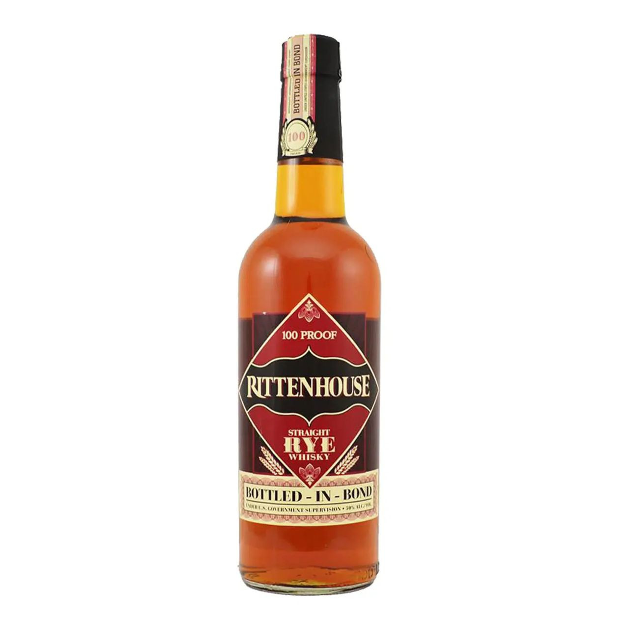 Rittenhouse Straight Rye Whiskey Bottled In Bond
