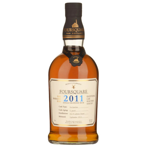 Foursquare Rum 12 Year 2011 Vintage Sept '23 Rel. 60% Rum 700ml