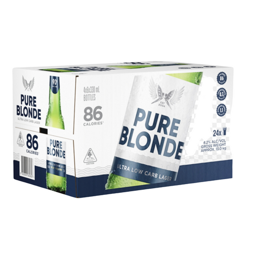 Carlton Pure Blonde Carton 355mL