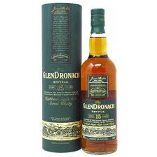 Glendronach Scotland 15 Year Old Revival Single Malt Scotch Whisky