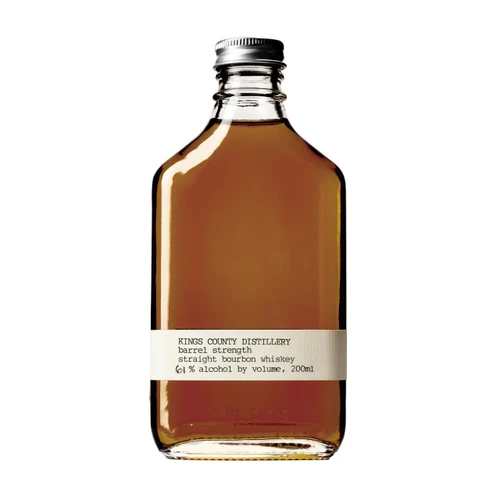 Kings County Distillery Barrel Strength 64% Straight Bourbon Whiskey 2021 200ml