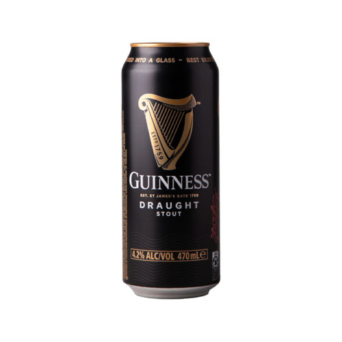 REAL IRISH GUINNESS 440ml 24 PACK CARTON