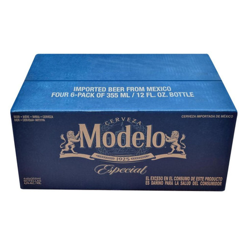 Modelo Especial Beer 355mL 24 Pack Carton