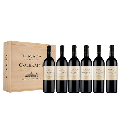 Te Mata Coleraine Mixed Vintage Timber 6 Pack (2021, 2019, 2016, 2013)