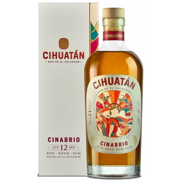 Cihuatan Cinabrio 12 Year Old Ron de El Salvador 700mL