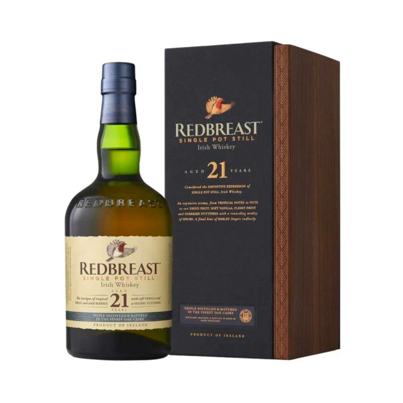 Redbreast Single Pot Still 21 Year Old Irish Whiskey 700mL