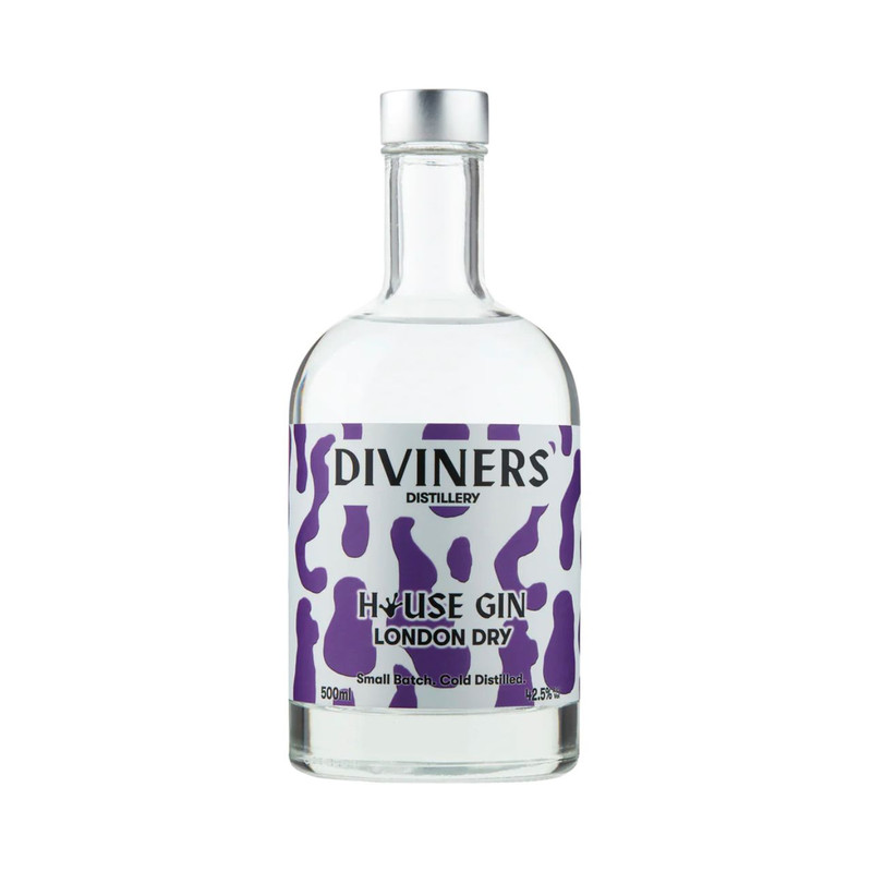Diviners Distillery House Gin London Dry 500mL