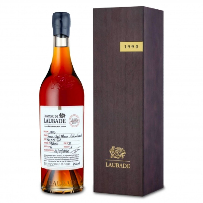 Chateau de Laubade Bas Armagnac Cask Strength 1990 700mL