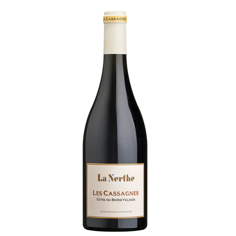 Les Cassagnes de La Nerthe Cotes du Rhone Villages Rouge 2022