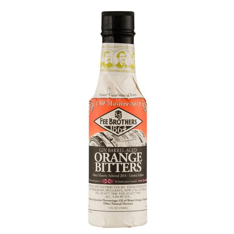 Fee Brothers Gin Barrel Aged Orange Bitters 150mL