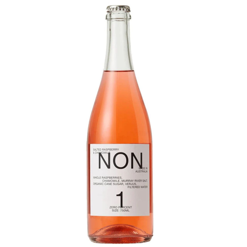 Non #1 Salted Raspberry & Chamomile Non Alcoholic Wine Alternative Victoria