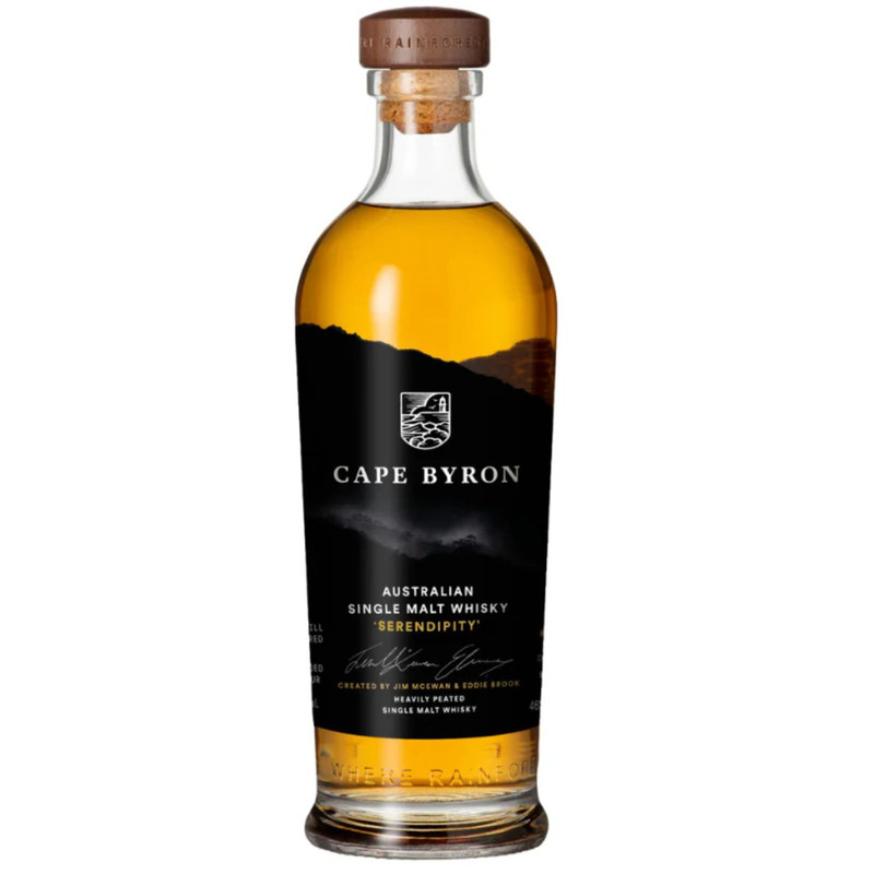 Cape Byron Serendipity Peated Single Malt Whiskey Byron Bay NSW