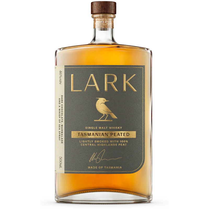 Lark Tasmanian Peated Single Malt Whisky 500ml