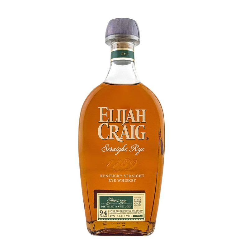 Elijah Craig Straight Rye Whiskey 700mL