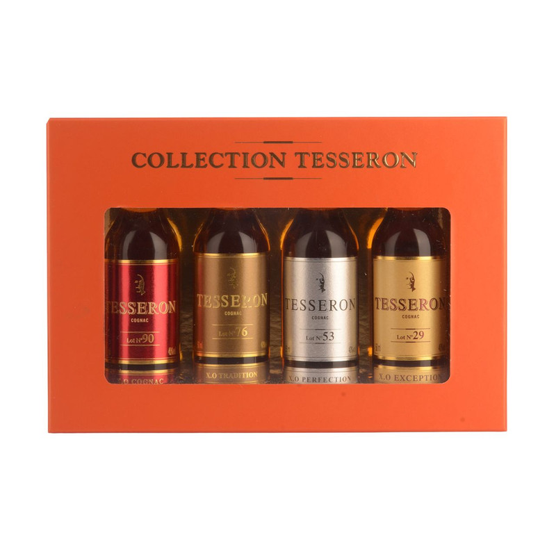 Tesseron Cognac XO Collection (4x50ml of Lots 90,76,53,29)